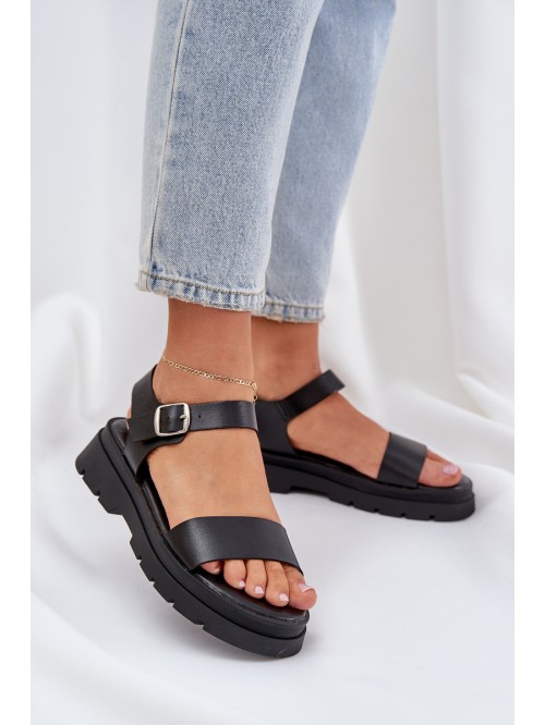 Women's Platform Sandals Black Evaretha 2