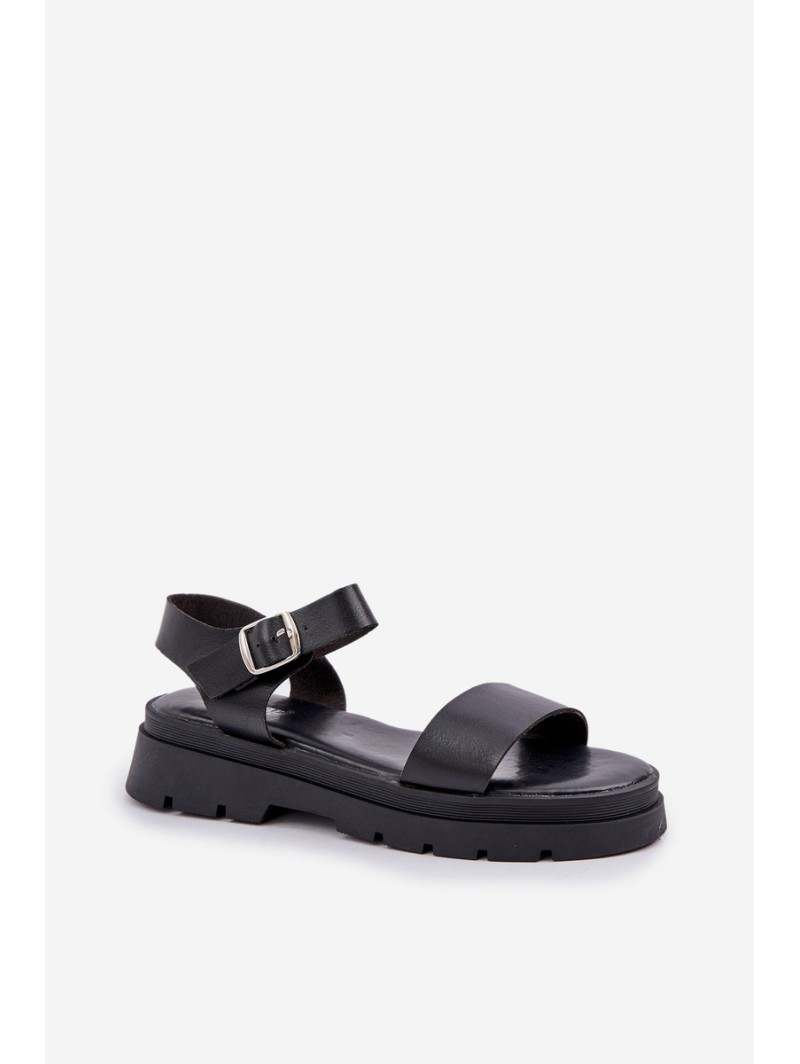 Women's Platform Sandals Black Evaretha