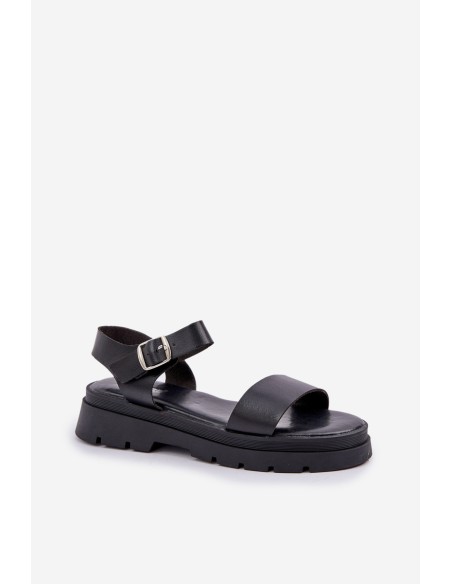 Women's Platform Sandals Black Evaretha