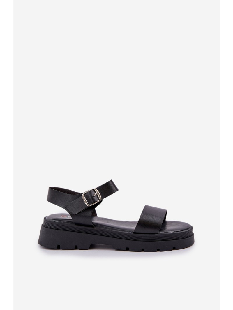 Women's Platform Sandals Black Evaretha