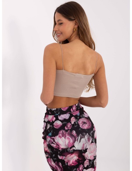 Top-D16005M02459A-ciemny bezowy