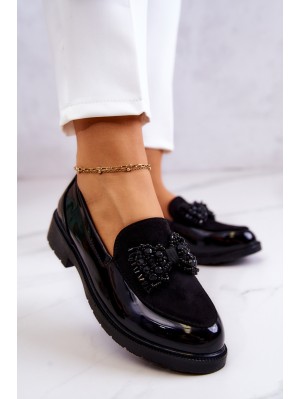 Elegant Patent Loafers Black S.Barski HY51-318 Belize 2