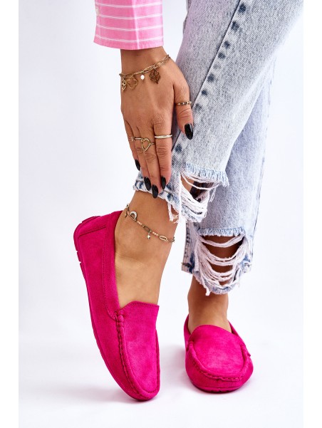 Women s Loafers Suede Fuchsia Morreno