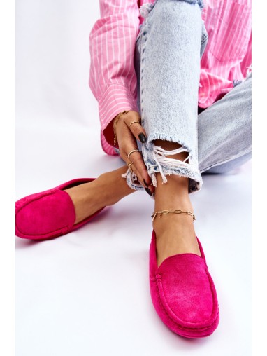 Women s Loafers Suede Fuchsia Morreno