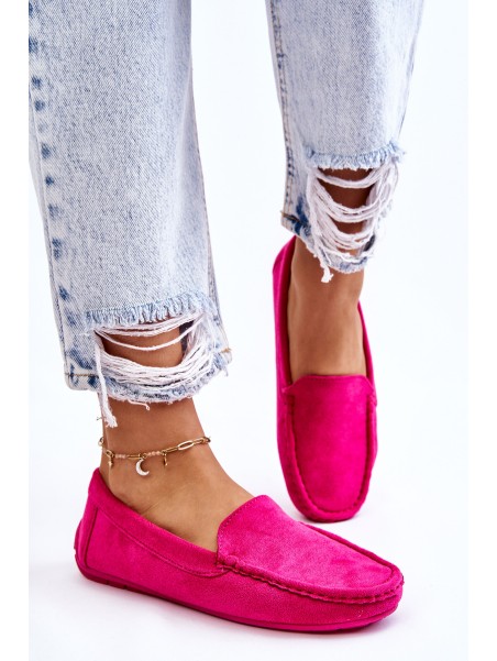 Women s Loafers Suede Fuchsia Morreno