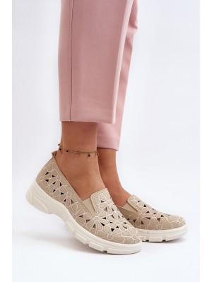 Beige Women's Cut-out Shoes Emilei 2