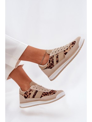 Sportiniai batai Sneakers Moteriški Panther Beige-Brown Galabis