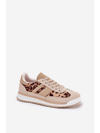 Sportiniai batai Sneakers Moteriški Panther Beige-Brown Galabis