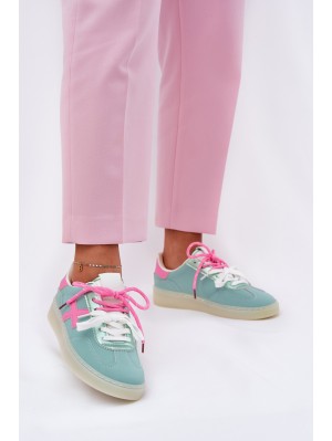 Low Women's Sports Shoes In Leopard Mint Pink Zelevelis 2