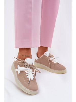 Low Women's Sports Shoes Beige Zelevelis
