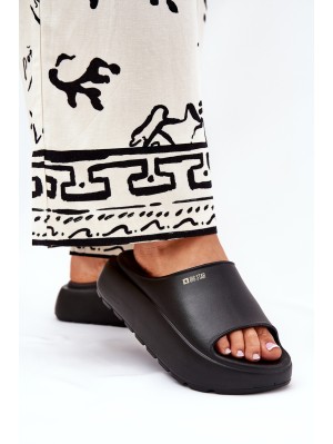 Ladies Foam Slippers On Platform Big Star RR274A567 Black 2