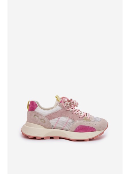 Suede Sports Shoes Sneakers Women's 66725 Multicolor Vinceza