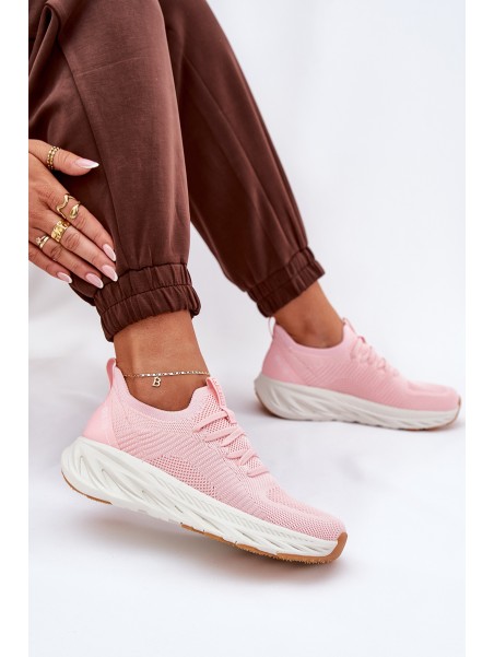 Comfortable Women's Sports Shoes Big Star RR274A131 HI-POLY SYSTEM Pink