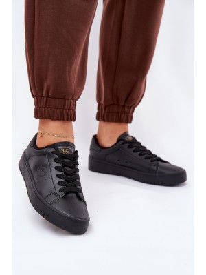 Low Women's Sneakers Made Of Eco Leather Big Star NN274576 Black 2