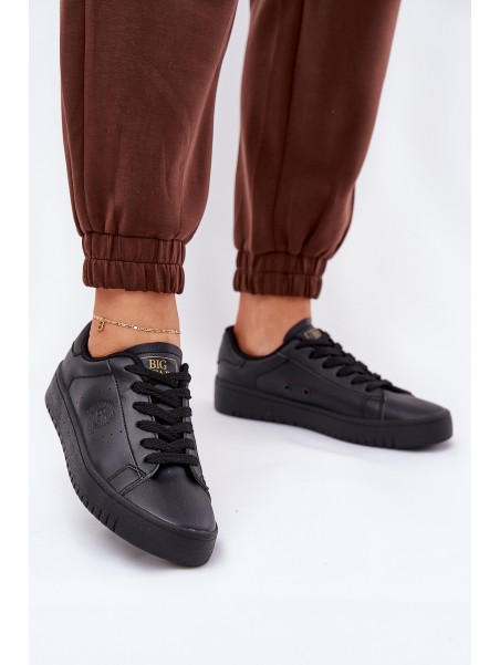 Low Women's Sneakers Made Of Eco Leather Big Star NN274576 Black