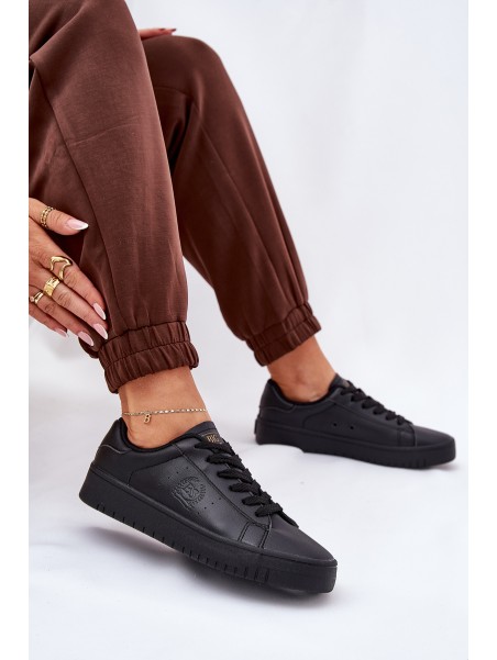 Low Women's Sneakers Made Of Eco Leather Big Star NN274576 Black