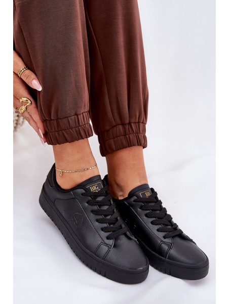 Low Women's Sneakers Made Of Eco Leather Big Star NN274576 Black