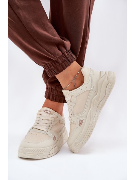 Ladies Sneakers Big Star NN274668 Beige