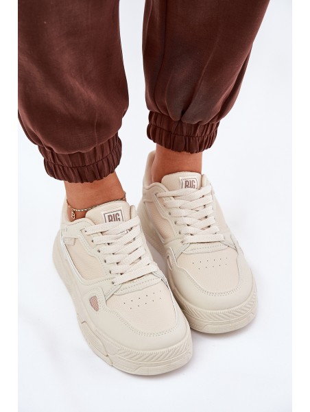 Ladies Sneakers Big Star NN274668 Beige
