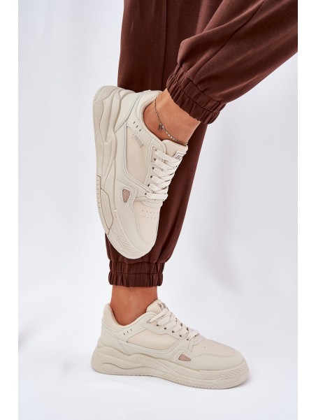 Ladies Sneakers Big Star NN274668 Beige