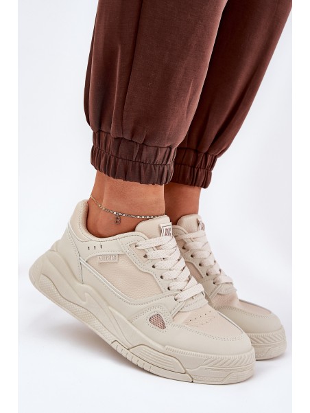 Ladies Sneakers Big Star NN274668 Beige