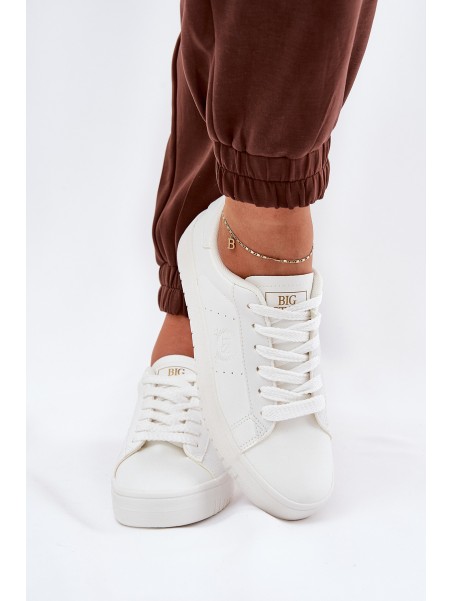 Low Women's Sneakers Made Of Eco Leather Big Star NN274577 White
