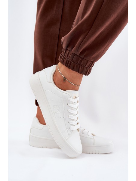 Low Women's Sneakers Made Of Eco Leather Big Star NN274577 White