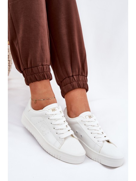 Low Women's Sneakers Made Of Eco Leather Big Star NN274577 White
