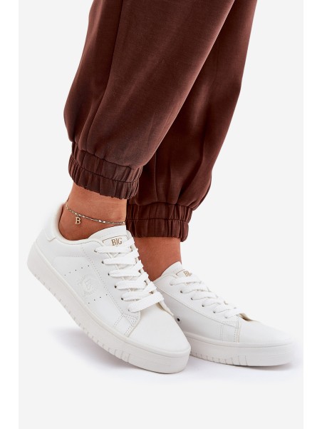 Low Women's Sneakers Made Of Eco Leather Big Star NN274577 White