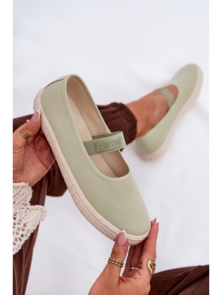 Women's Sneakers Big Star NN274604 Light Green