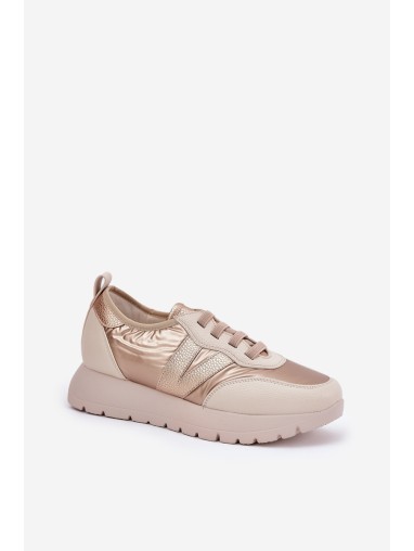Women's Sports Shoes On Platform Vinceza 58510 Gold