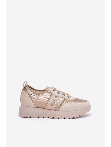 Women's Sports Shoes On Platform Vinceza 58510 Gold