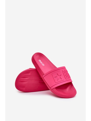 Ladies Slippers Big Star NN274A668 Fuchsia