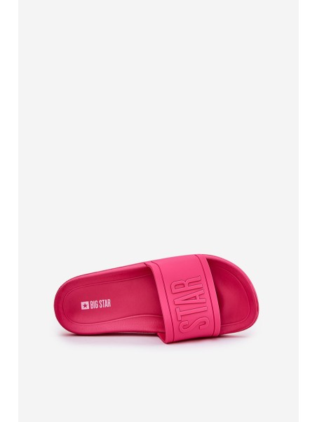 Ladies Slippers Big Star NN274A668 Fuchsia
