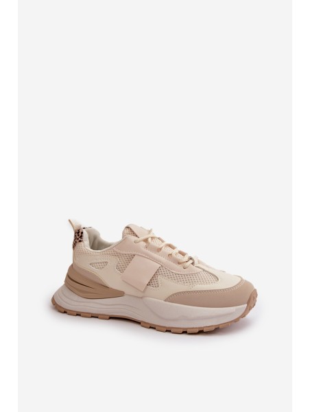 Women's Platform Sneakers Beige Nevelaine