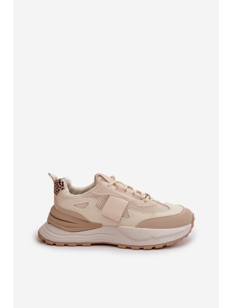 Women's Platform Sneakers Beige Nevelaine