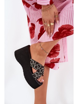 Women's Wedge And Platform Sandals Panther Black Sevolee 2