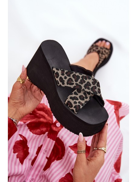 Women's Wedge And Platform Sandals Panther Black Sevolee