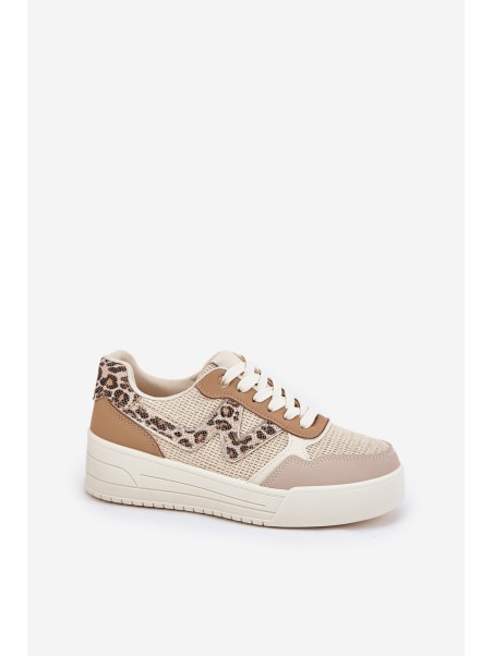 Ladies Sports Shoes On Platform Panther Khaki Lorori