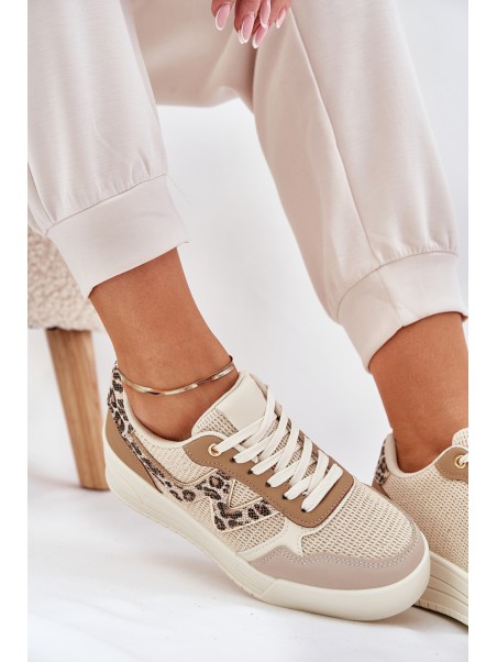 Ladies Sports Shoes On Platform Panther Khaki Lorori