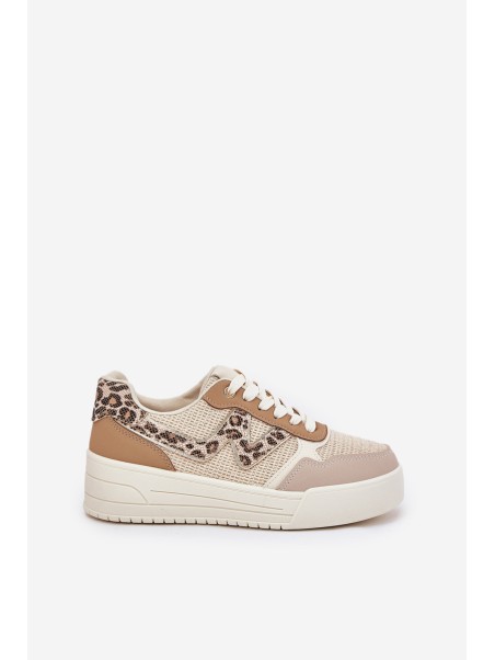 Ladies Sports Shoes On Platform Panther Khaki Lorori