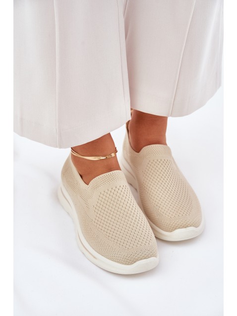 Moteriški audiniai Slip-On sportbačiai Beige Adiora