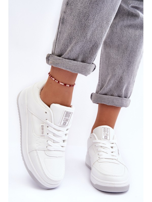 Women's Sport Shoes Sneakers Big Star MM274354 White 2
