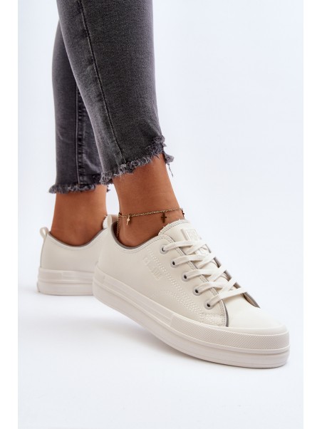 Women's Eco Leather Sneakers Big Star NN274847 White