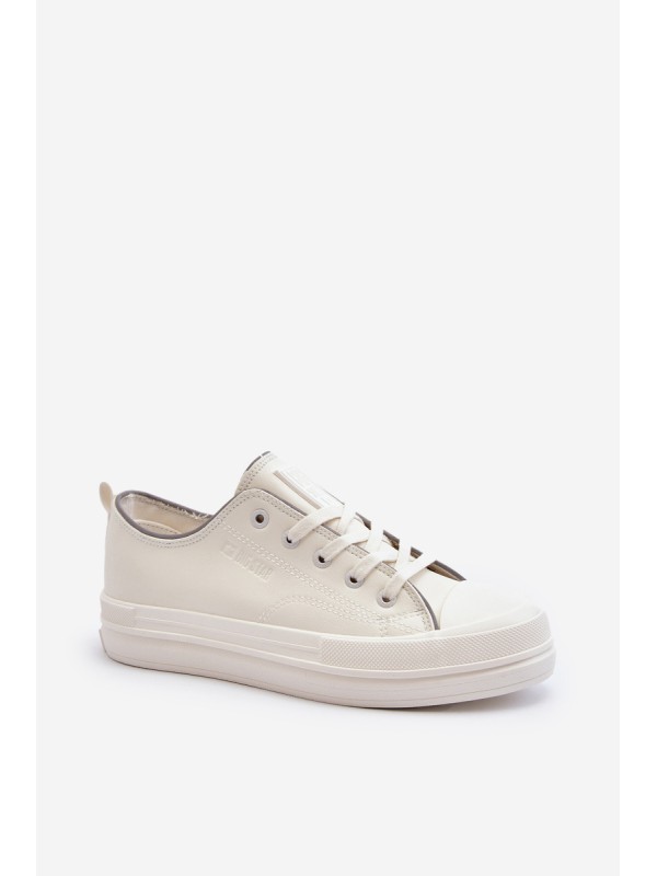 Women's Eco Leather Sneakers Big Star NN274847 White 2