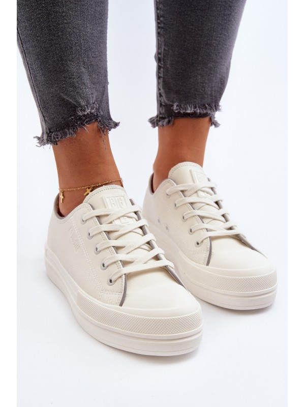 Women's Eco Leather Sneakers Big Star NN274847 White