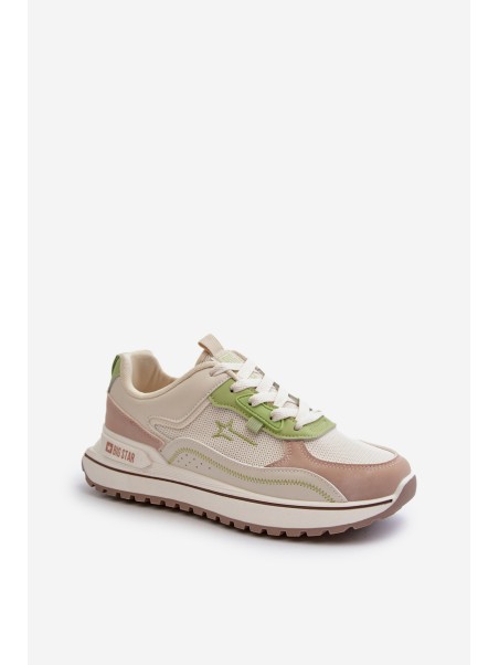 Women's Sneakers Big Star NN274A091 Beige-Green