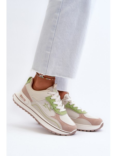 Women's Sneakers Big Star NN274A091 Beige-Green