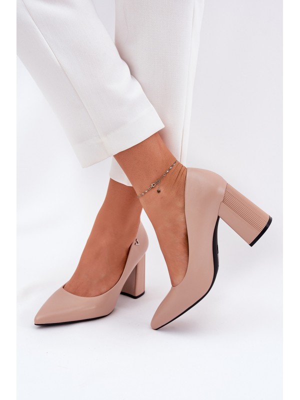 Elegant High Heels Vinceza 62220 Beige