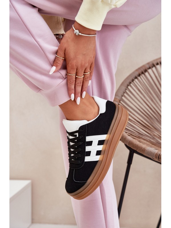 Women's Platform Sneakers Black Syliyana 2